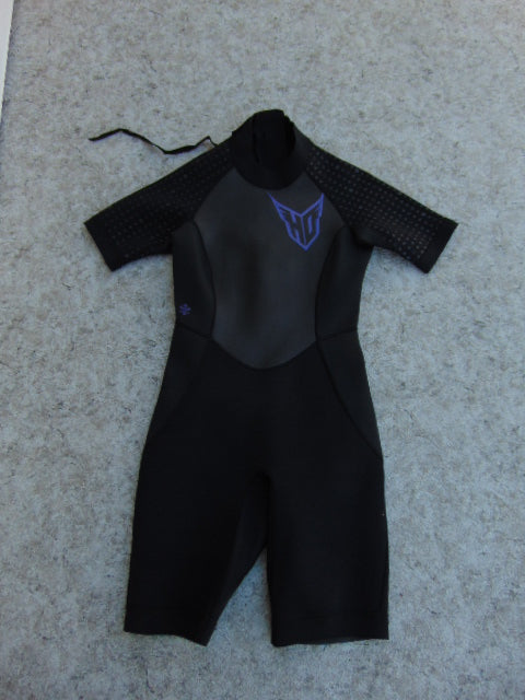 Wetsuit Ladies Size 9-10 H O Sports Neoprene 2-3 mm Black Purple New Demo Model
