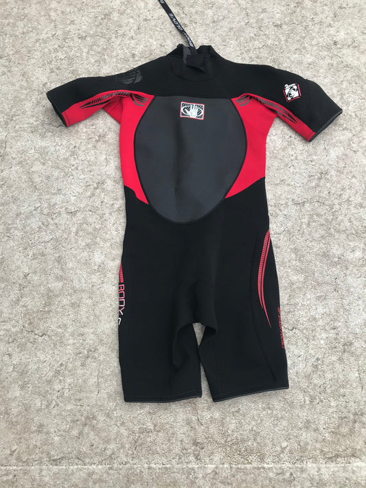 Wetsuit Men's Size Large Body Glove 2-3 mm Black Red New Demo Model