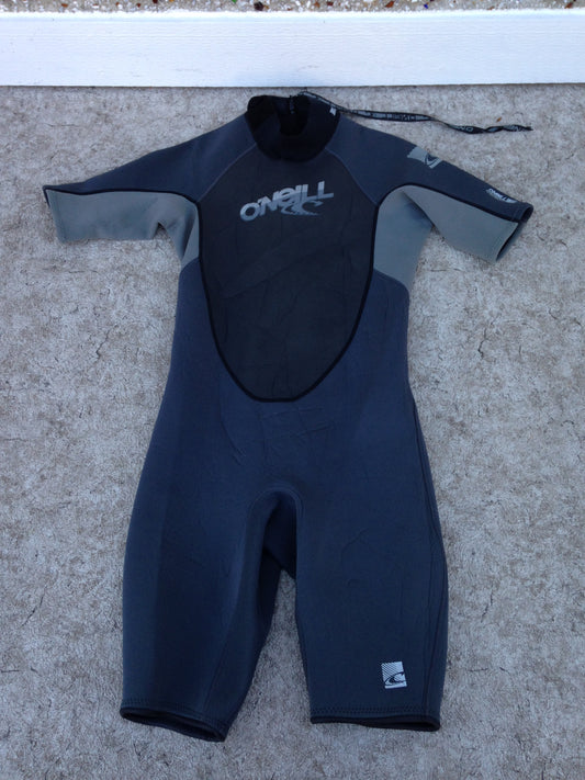Wetsuit Men's Size Large O'Neil Grey Blue 2-3 mm Excellent