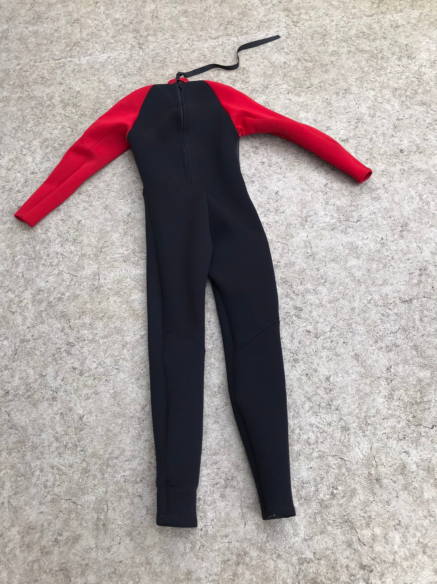 Wetsuit Men's Size Small Bareskins Full 3 mm Black Red Excellent