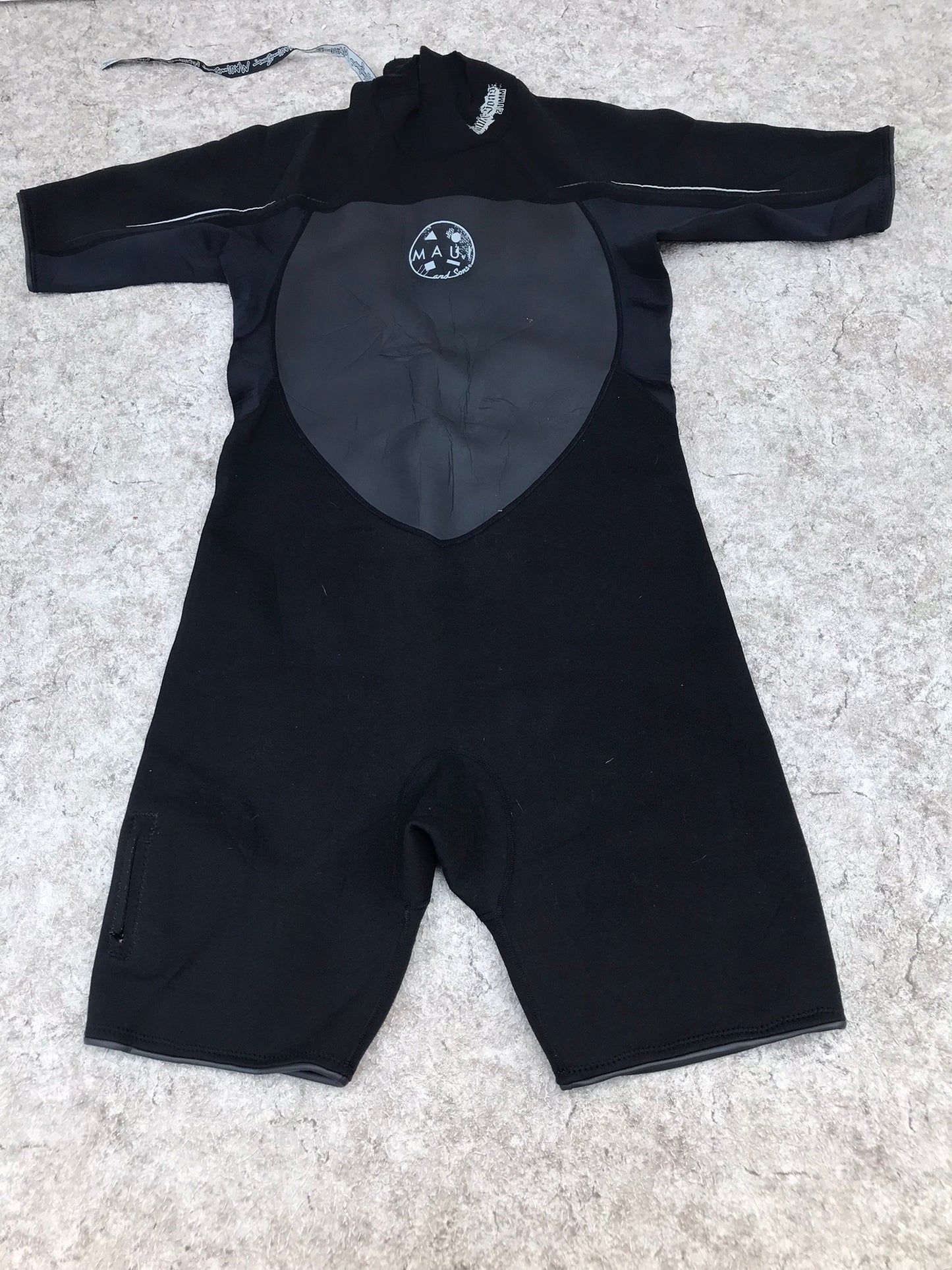 Wetsuit Men's Size XX Large Maui And Sons 2-3 mm Black Excellent