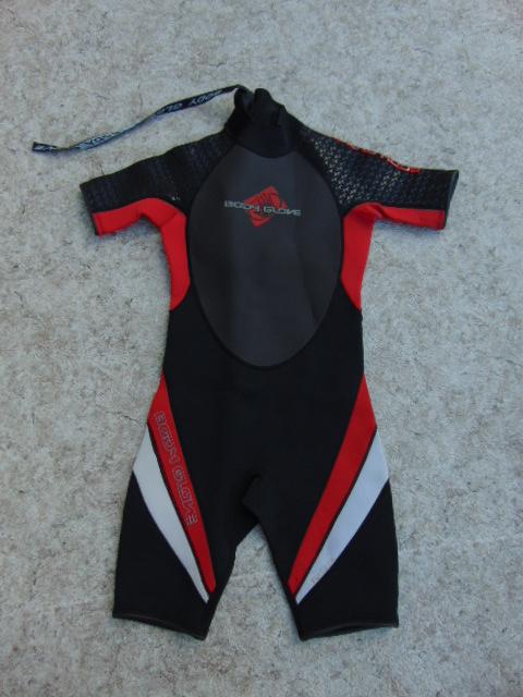 Wetsuit Child Size 12 Body Glove  2-3 mm Neoprene Black Red