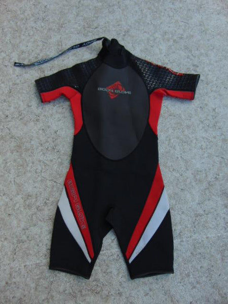 Wetsuit Child Size 12 Body Glove  2-3 mm Neoprene Black Red