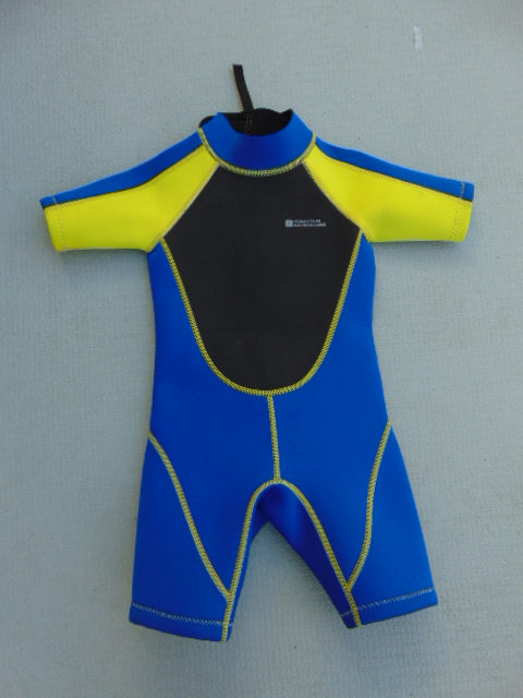 Wetsuit Child Size 3-4 Mountain Warehouse Neoprene 2-3 mm Blue Yellow