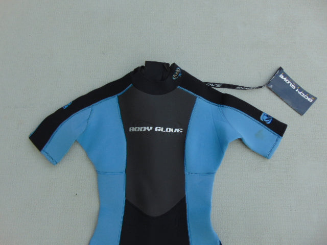 Wetsuit Ladies Size 7-8 Body Glove 2-3 mm Neoprene Blue Black New With Tag As Is Mark