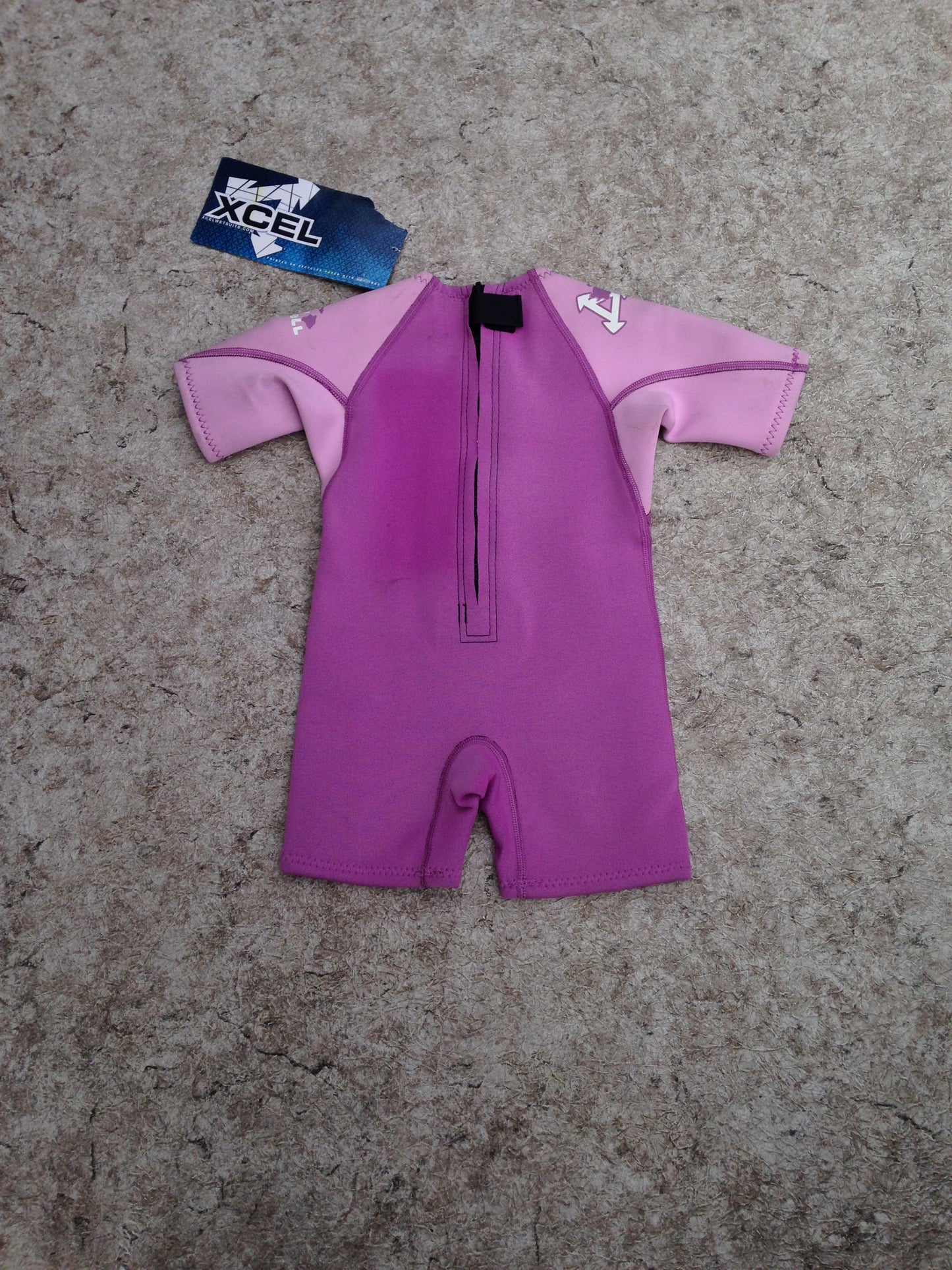 Wetuit Child Size 12-18 month Xcel Pink New With Tags  2 mm Neoprene
