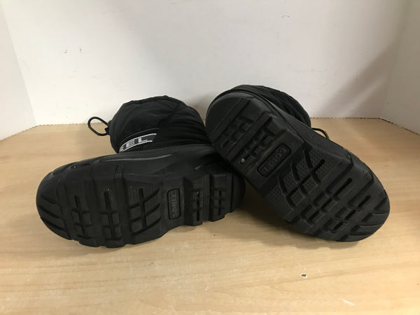 Winter Boots Child Size 12 Sorel Black With Liner