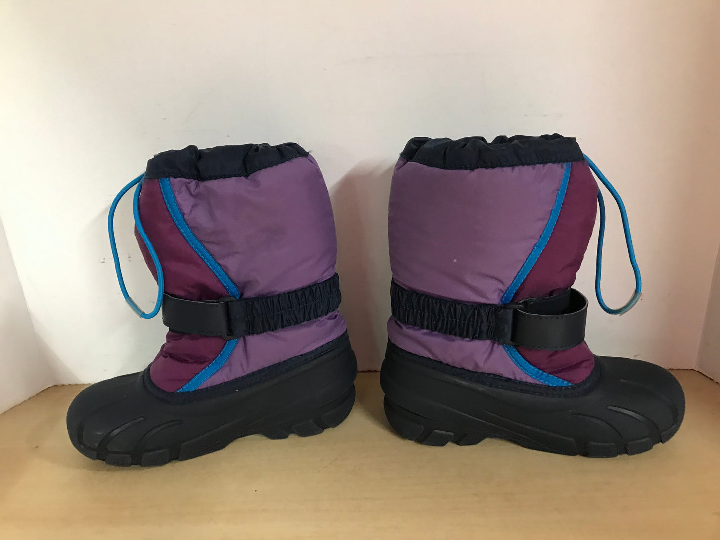 Winter Boots Child Size 1 Sorel Purple With Liner Excellent