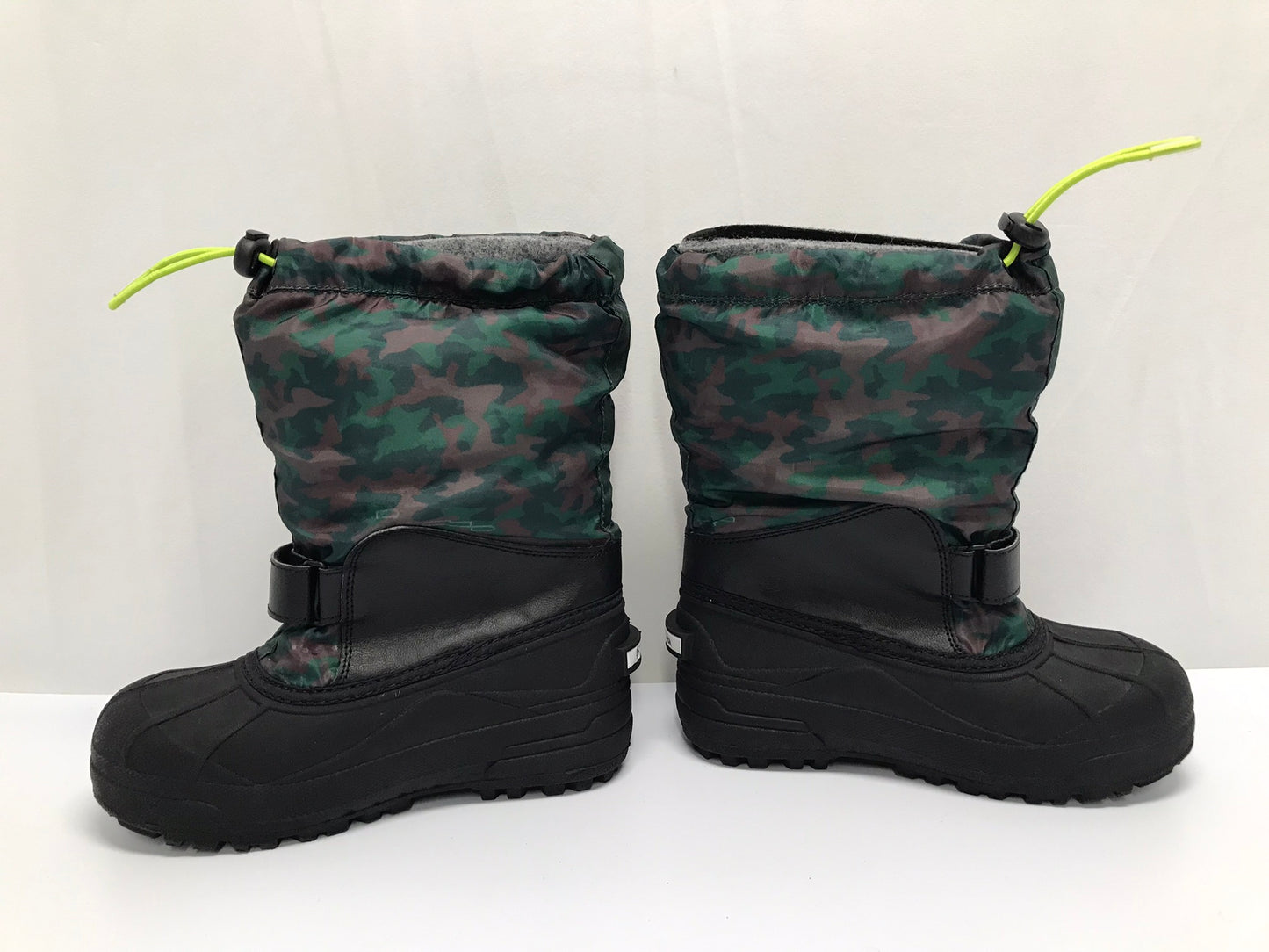 Winter Boots Child Size 3 Columbia With Liner Green Black As New