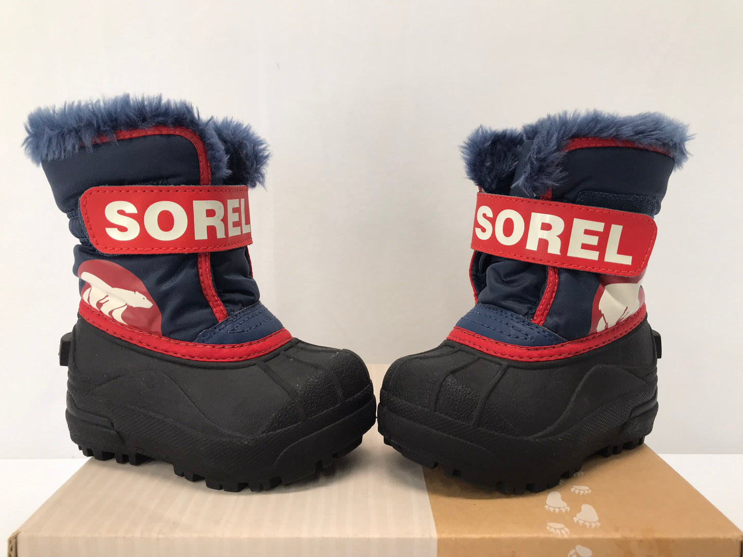 Winter Boots Infant Toddler Size 6 Sorel Blue Red New In Box