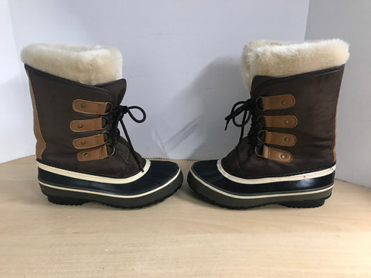 Winter Boots Ladies Size 6 Brown Suade With Liners New Demo Model