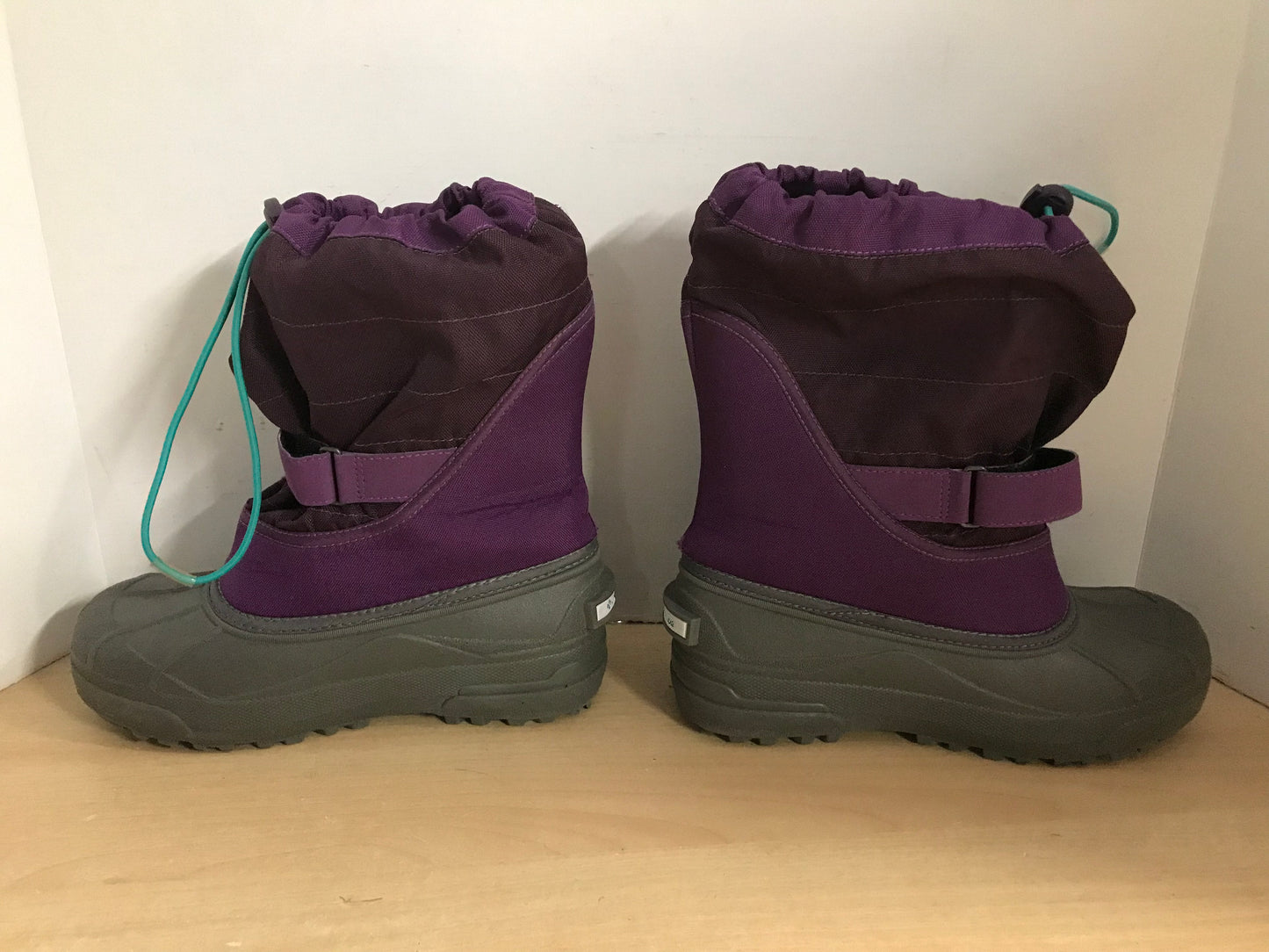 Winter Boots Ladies Size 6 Columbia Purple Grey With Liner As New Excellent
