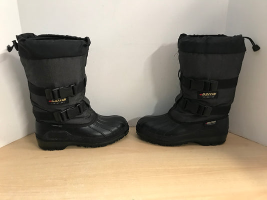 Winter Boots Ladies Size 7 Baffin With Liner Black Excellent