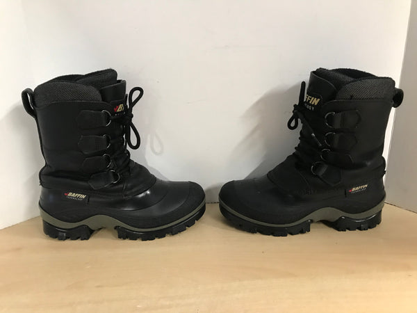 Winter Boots Ladies Size 7 Men's Size 5 Baffin Leather With Liner Excellent