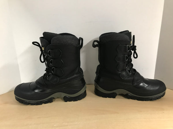 Winter Boots Ladies Size 7 Men's Size 5 Baffin Leather With Liner Excellent