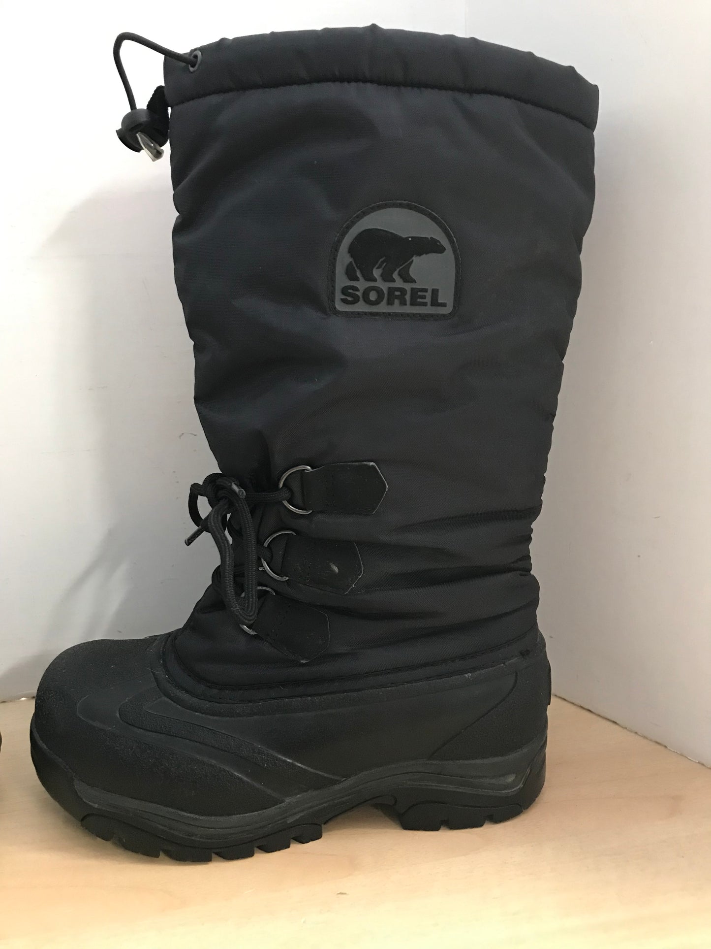 Winter Boots Ladies Size 7 Sorel With Liner Black