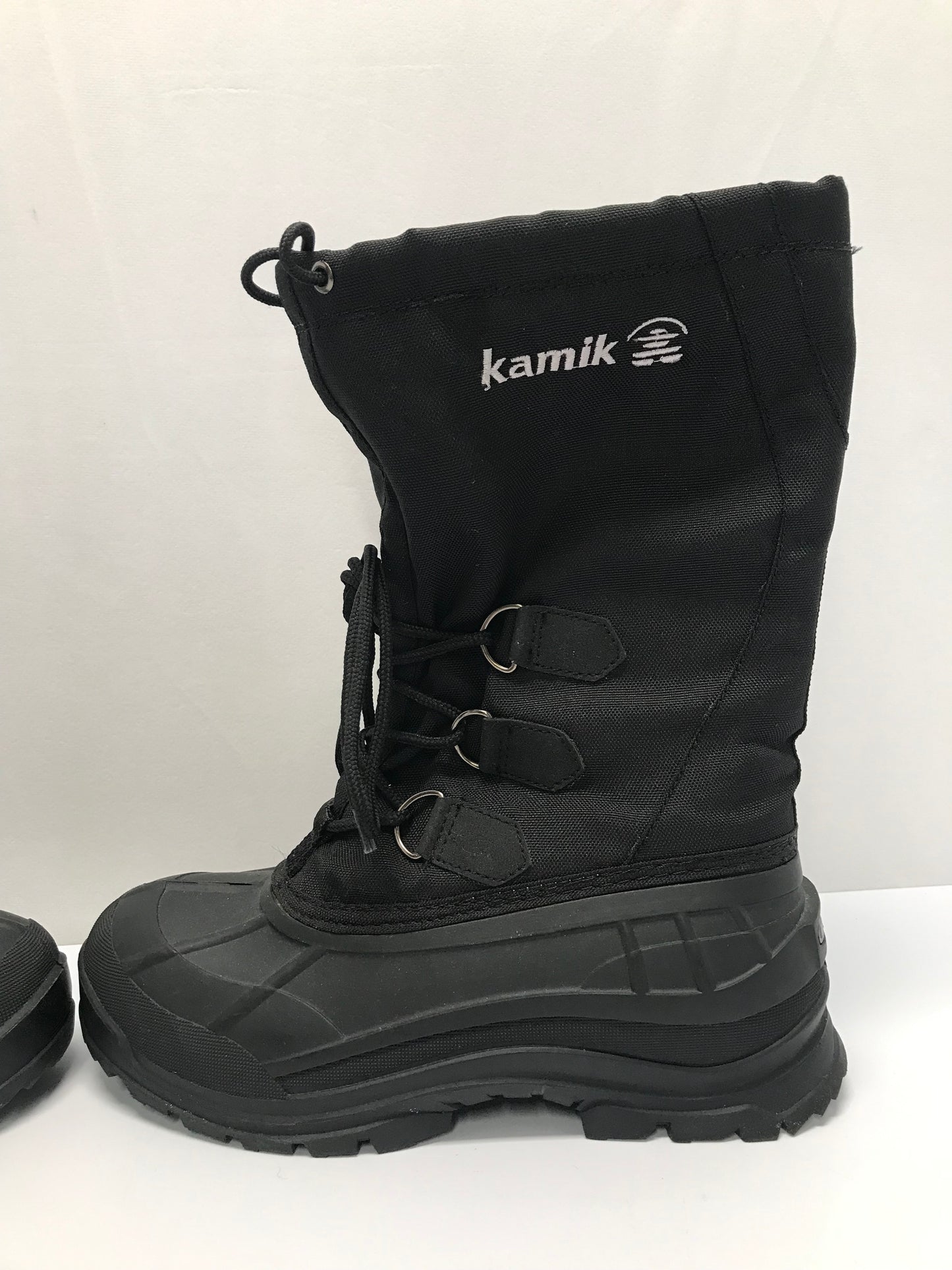 Winter Boots Ladies Size 8 Kamik Black With Liners New Demo Model