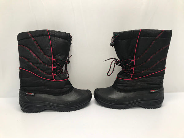 Winter Boots Ladies Size 9 Waterproof Black Fushia New Demo Model