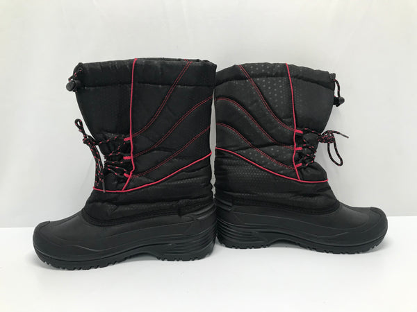 Winter Boots Ladies Size 9 Waterproof Black Fushia New Demo Model
