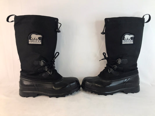 Winter Boots Men's Size 7 Sorel With Liners Black Minor Marks
