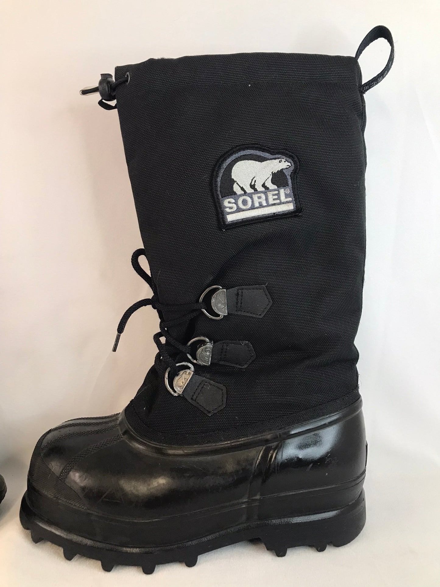 Winter Boots Men's Size 9 Sorel With Liners Black Minor Marks