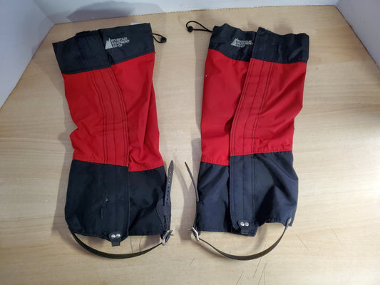 Winter Boots Men's Size Large MEC Gaiters Gore-tex  Waterproof Red Black Excellent