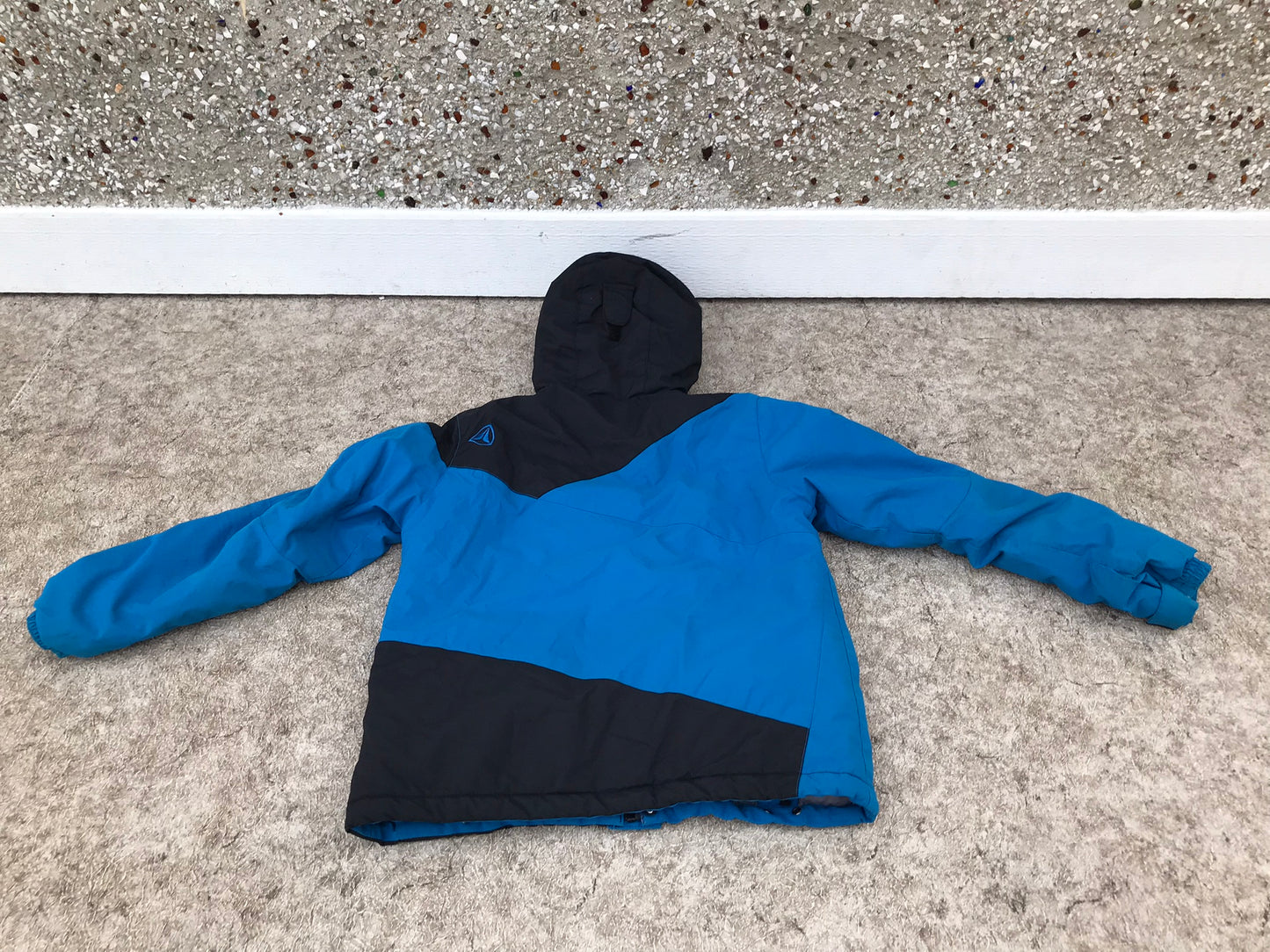 Winter Coat Child Size 12 FireFly Blue Black And Snow Belt