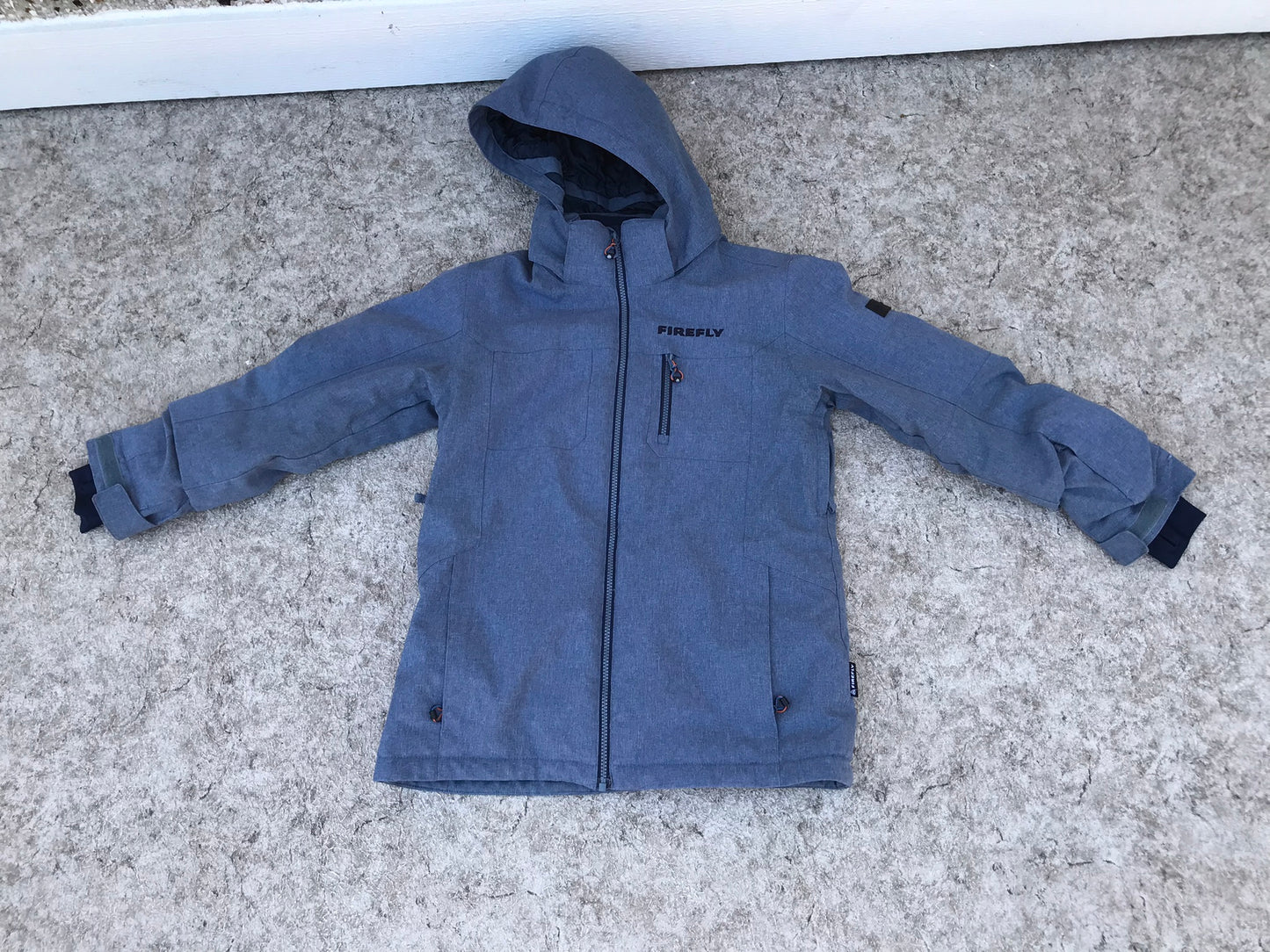 Winter Coat Child Size 12 FireFly Denim Blue With Snow Belt