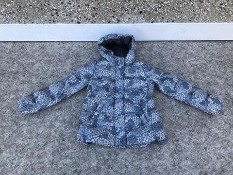 Winter Coat Child Size 12 Gap Primaloft Grey White Excellent