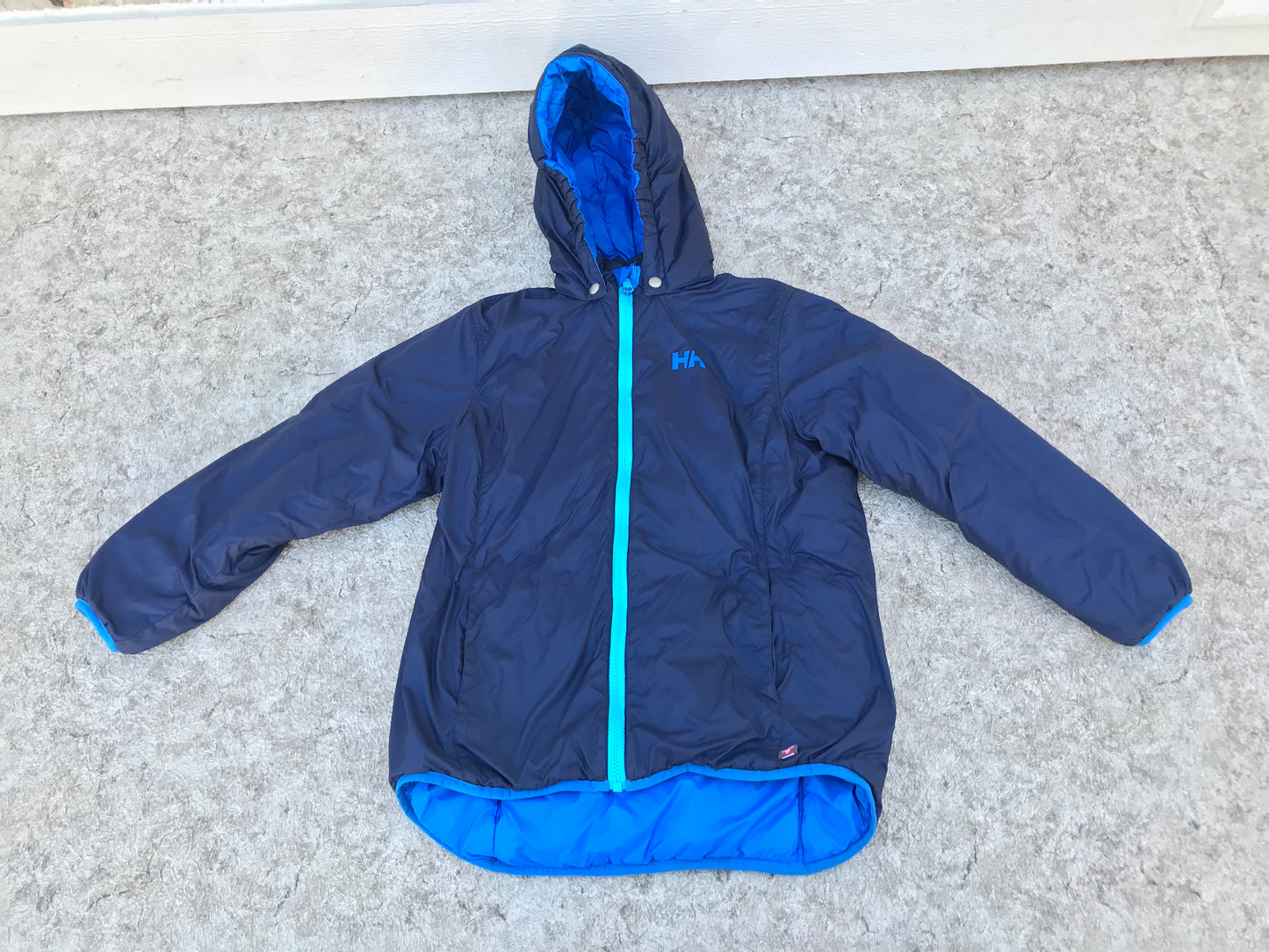 Winter Coat Child Size 12 Helly Hansen Blue Excellent