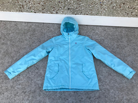 Winter Coat Child Size 14 MEC Parka Soft Pillow Blue Excellent