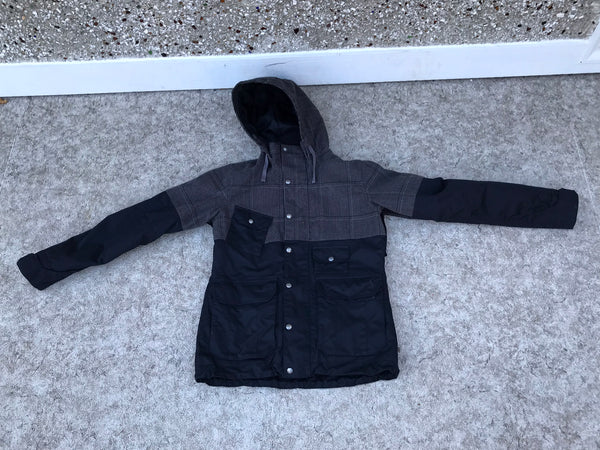 Winter Coat Child Size 14 Youth Burton Snowboarding Black With Snow Belt Outstanding Quality