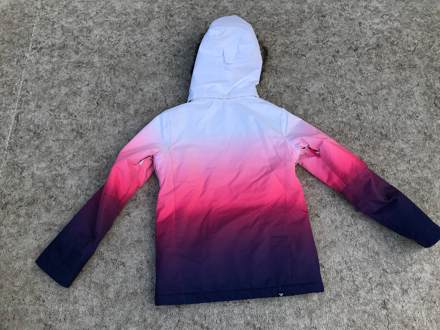 Winter Coat Child Size 16 Youth XX Large Roxy With Snow Belt Purple Fushia With Faux Fur New Demo Model