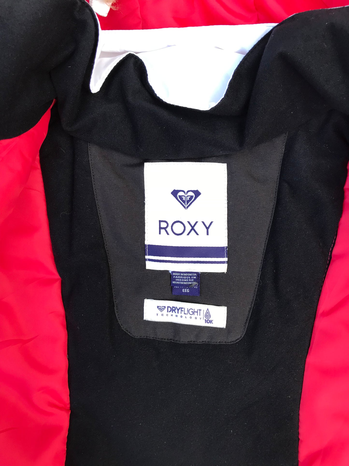 Winter Coat Child Size 16 Youth XX Large Roxy With Snow Belt Purple Fushia With Faux Fur New Demo Model