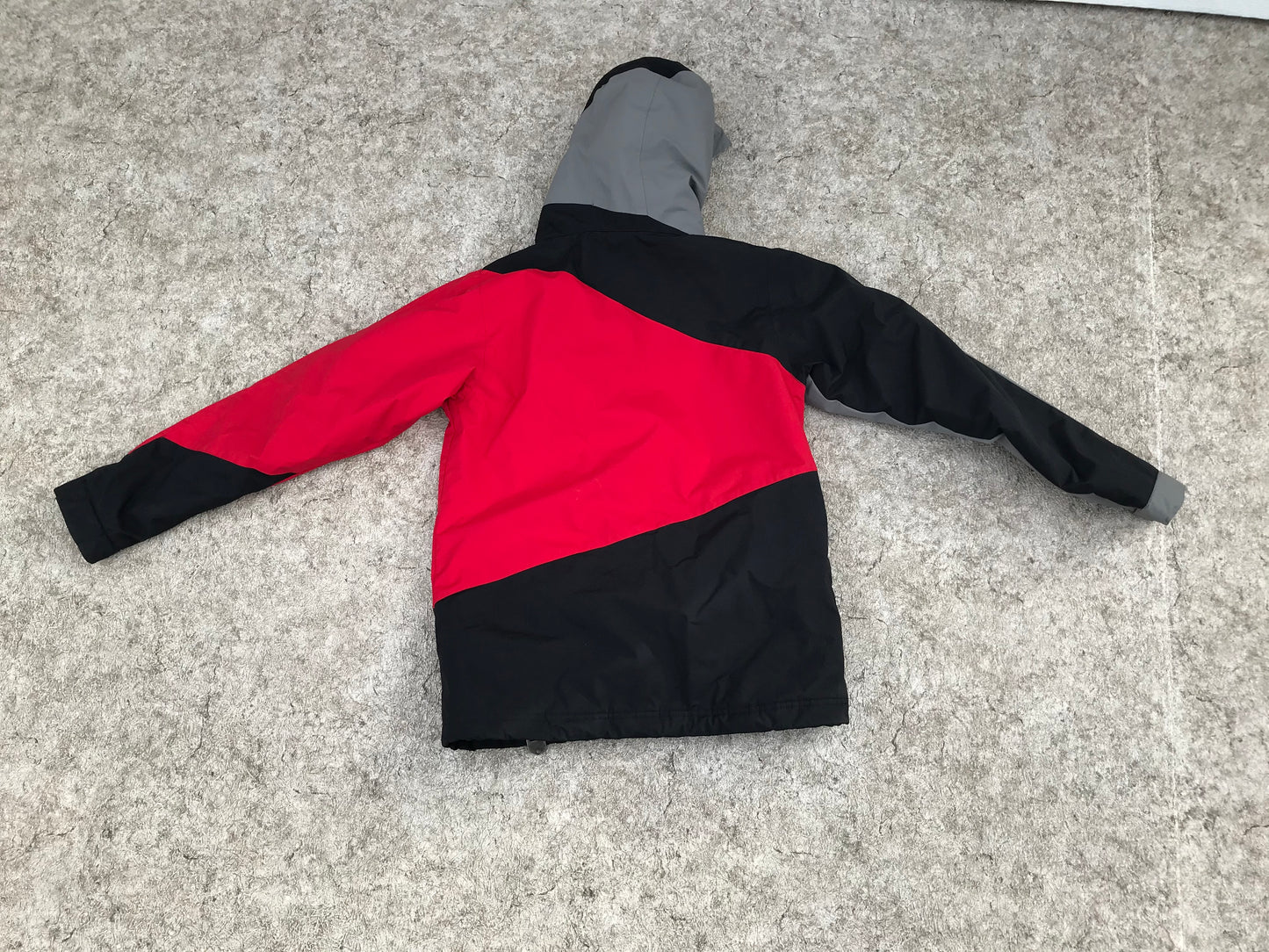 Winter Coat Child Size 18 Youth X Large Burton With Snow Belt Black Red Grey Excellent