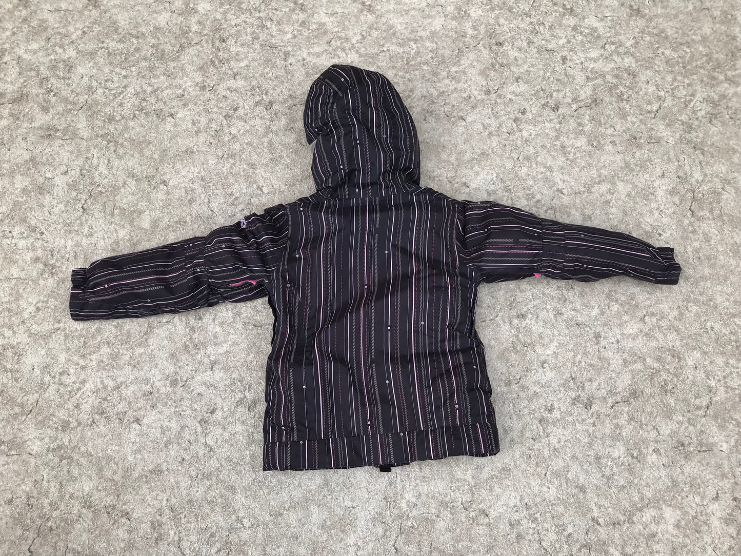 Winter Coat Child Size 5-6 Burton Snowboarding With Snow Belt Black Pink Minor Mark Outstanding Quality