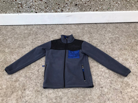 Winter Coat Child Size 8 MEC Fleece Zip Up Jacket Grey Blue As New