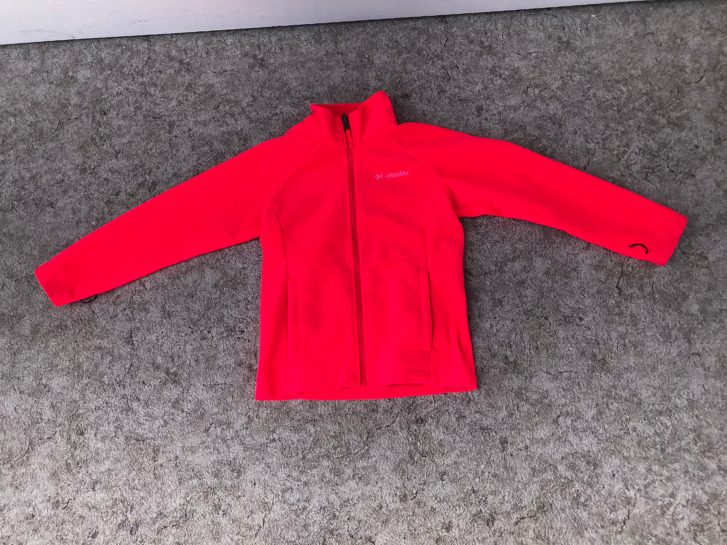 Winter Coat Fleece Child Size 7-8 Columbia Omni Heat Fushia Pink Excellent