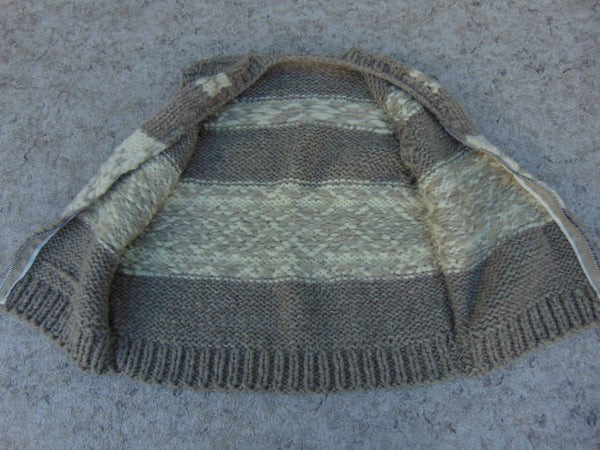 Winter Coat Ladies Size Large Native Indian Wool Sweater Vest Excellent