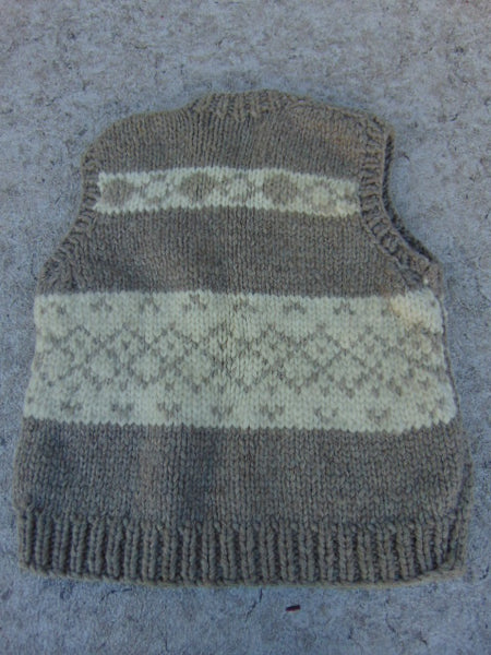 Winter Coat Ladies Size Large Native Indian Wool Sweater Vest Excellent