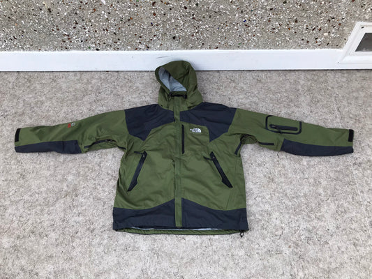 Winter Coat Ladies Size Medium Rain And Snow Gore-Tex Sealed Zippers Zip In Gore-Tex Liner Olive Black