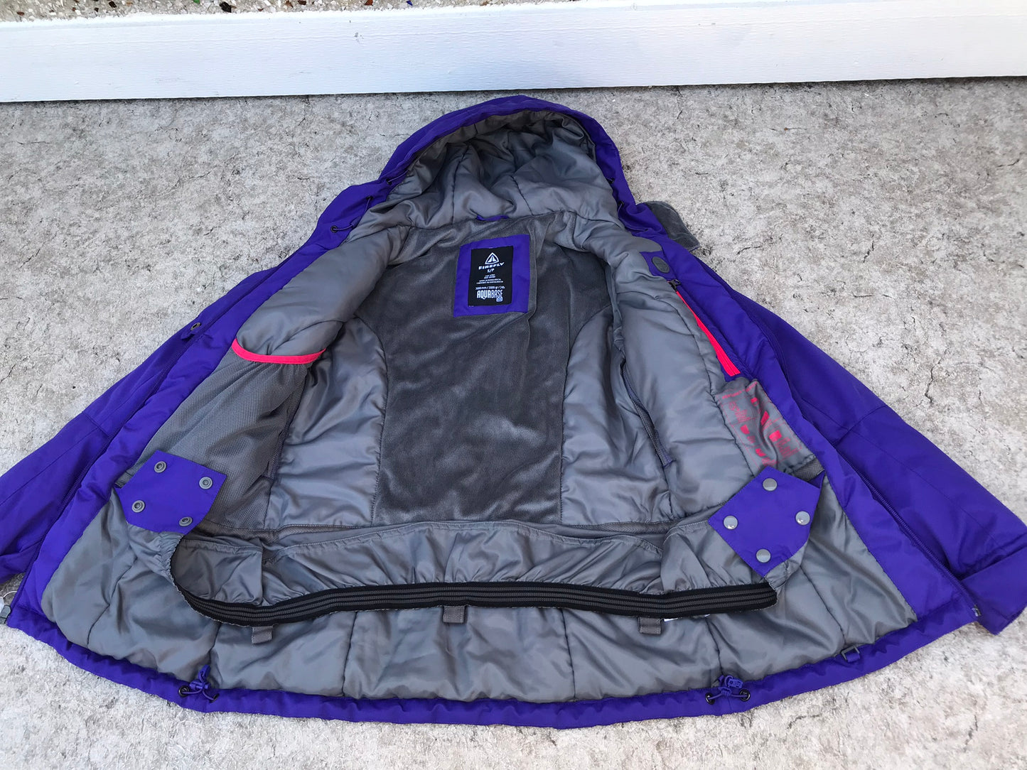 Winter Coat Ladies Size Small FireFly Purple With Snow Belt Excellent