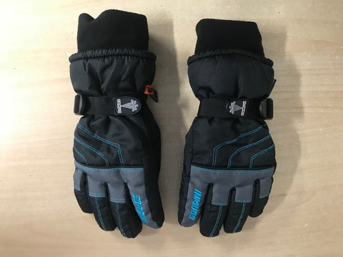 Winter Gloves and Mitts Child Size 10-12 Gordini Black Blue As New