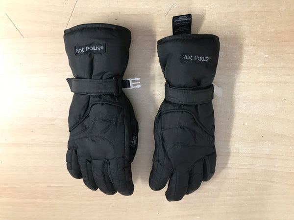 Winter Gloves and Mitts Child Size 12-14 Hot Paws Black New Demo Model