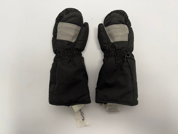 Winter Gloves and Mitts  Child Size 4-6 Hot Paws Black Excellent