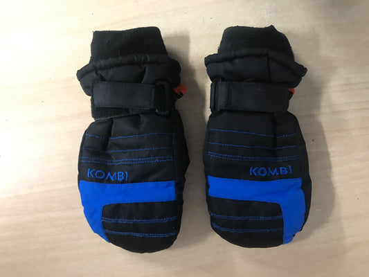 Winter Gloves and Mitts Child Size 4-6 Kombi Blue Black Excellent