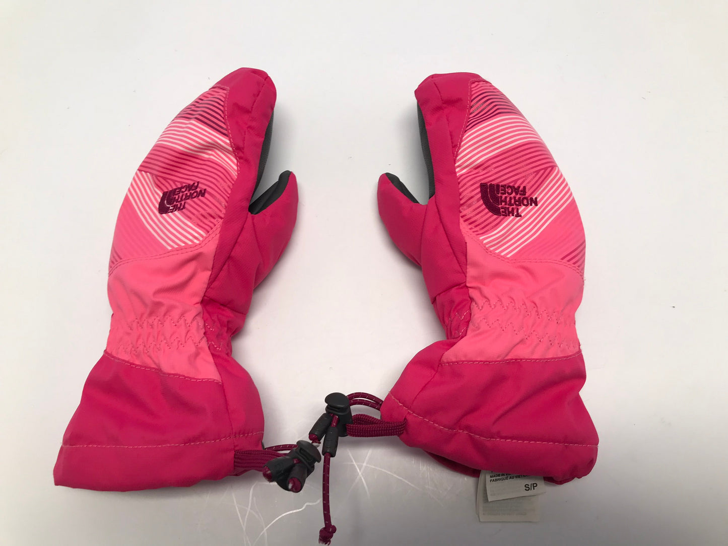Winter Gloves and Mitts Child Size 4-6 The North Face Dry Vent Pink Black Excellent As New