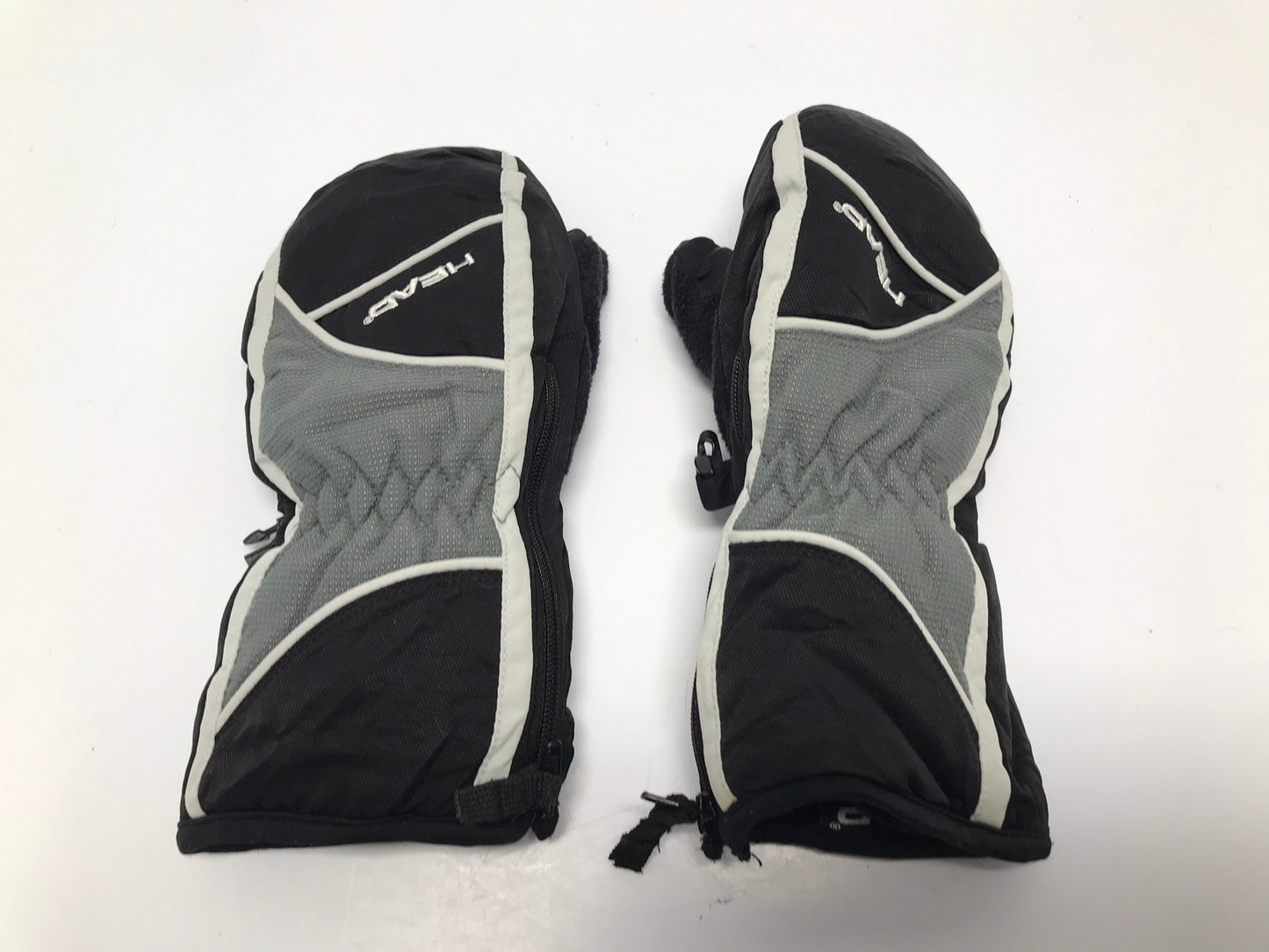 Winter Gloves and Mitts  Child Size 5-7 Head Black Grey Excellent