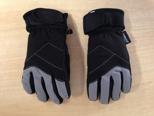 Winter Gloves and Mitts Child Size 6-8  Black Minor Wear