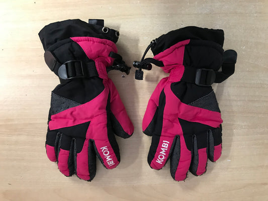 Winter Gloves and Mitts Child Size 8-10 Kombi Gore-Tex Fushia Black